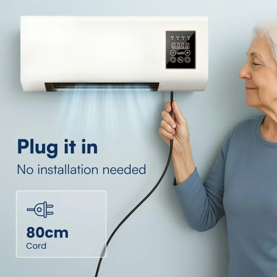 WellaCooler Portable AC — no installation, plug and play